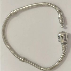 Authentic Pandora Sterling Silver 925 ALE Bracelet